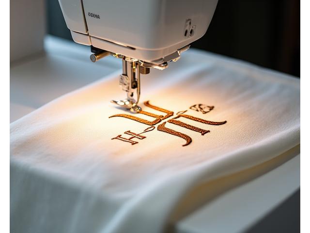 Bordado personalizado monograma hotel